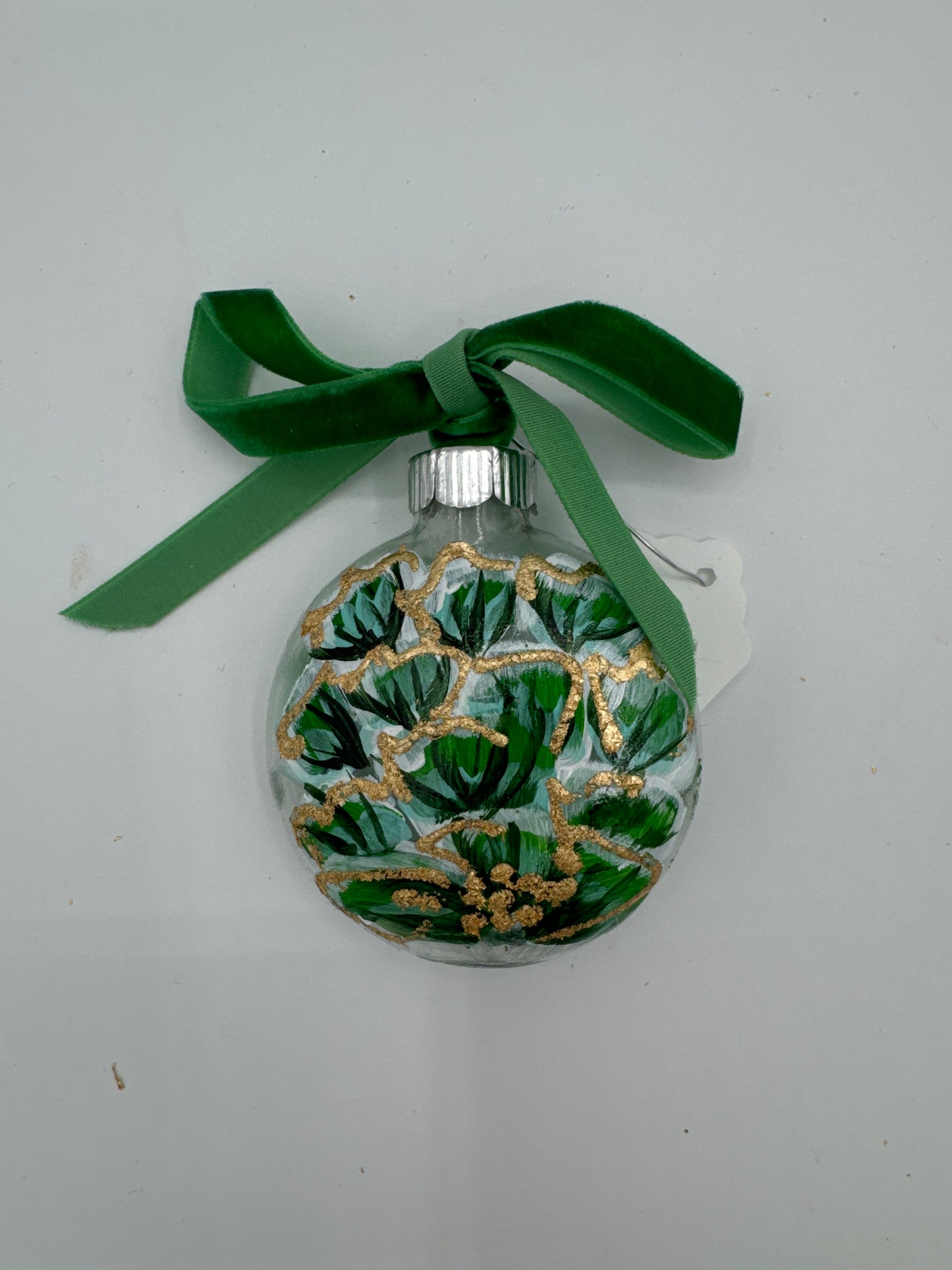 Small Chinoiserie Glass Ornaments