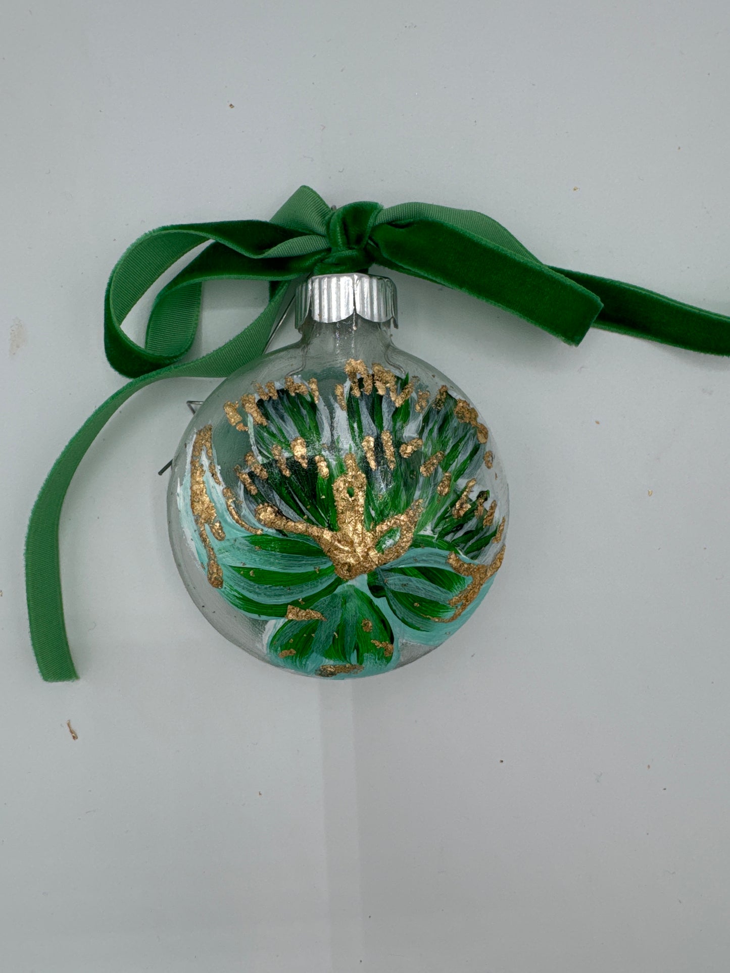 Small Chinoiserie Glass Ornaments