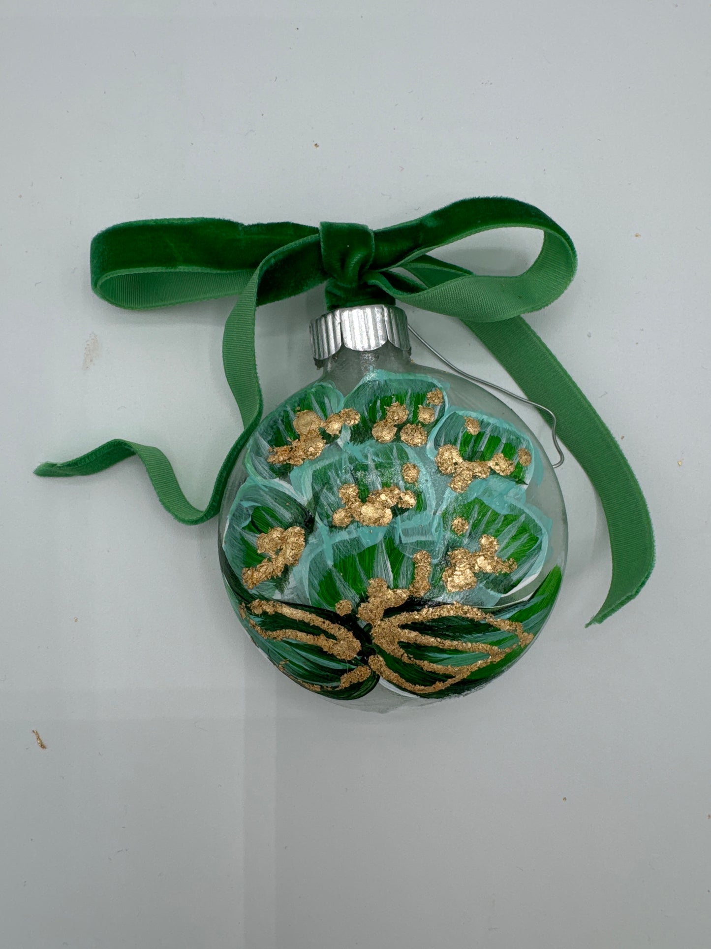 Small Chinoiserie Glass Ornaments