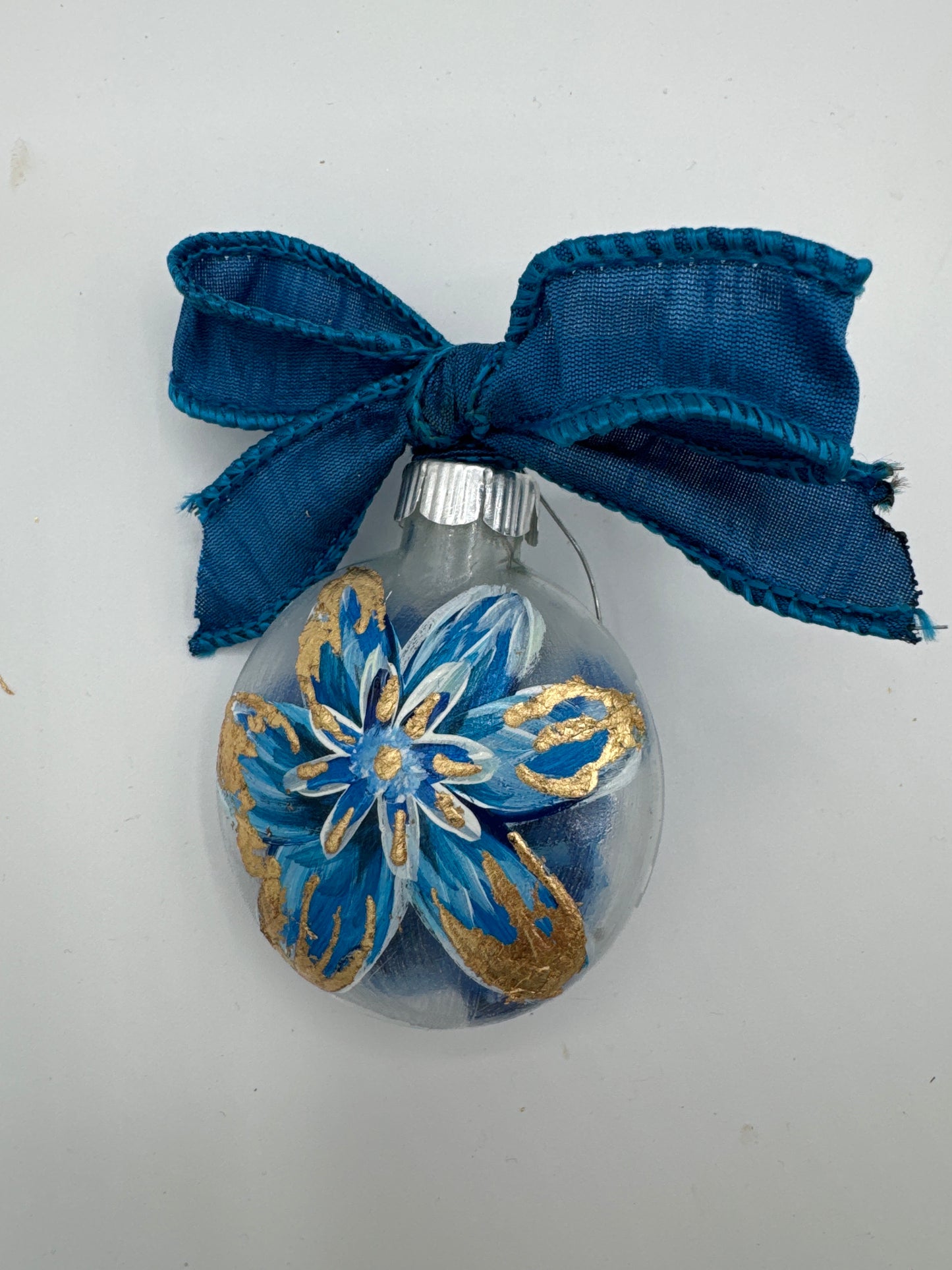 Small Chinoiserie Glass Ornaments