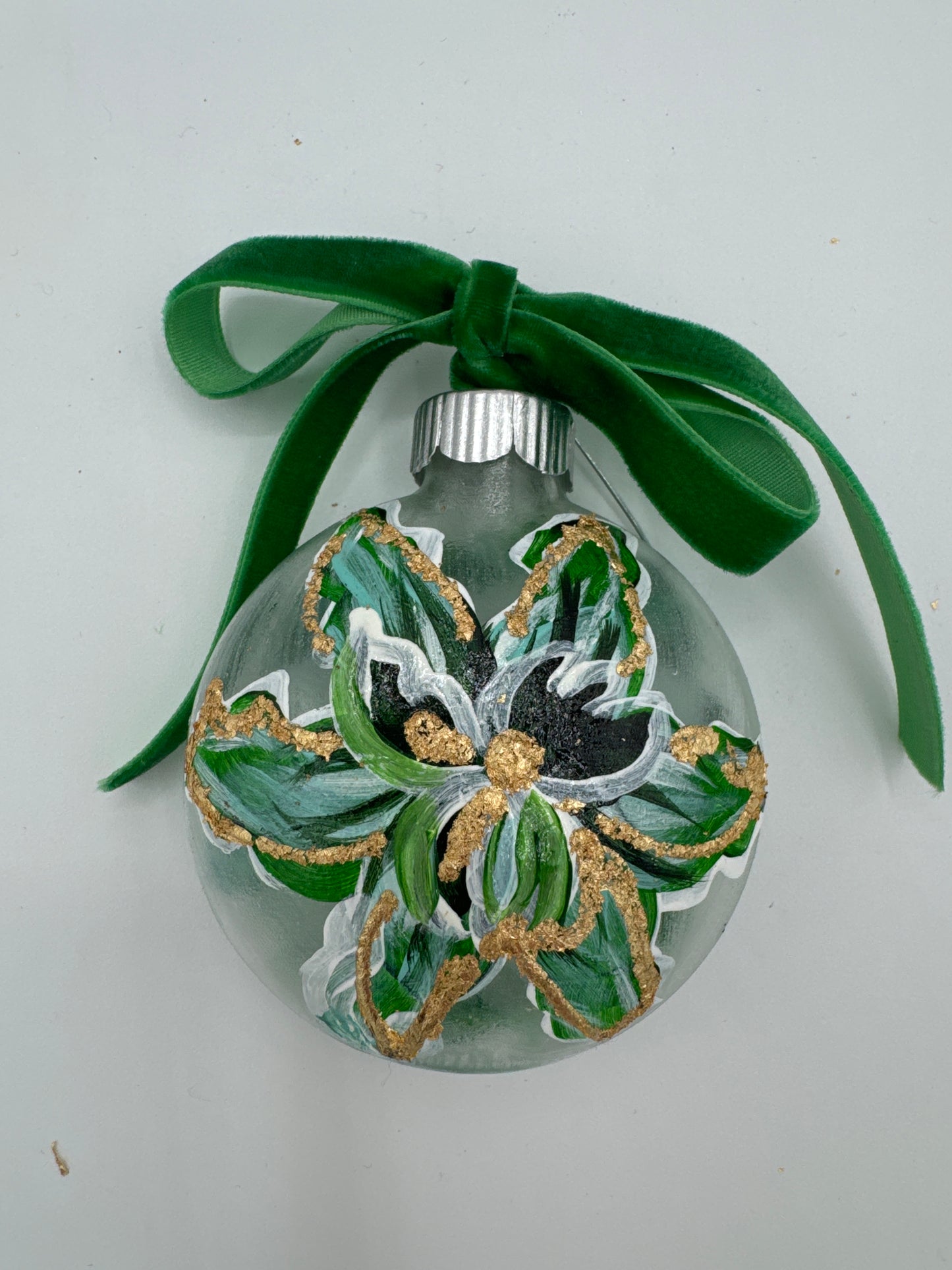 Small Chinoiserie Glass Ornaments