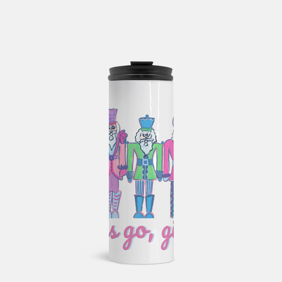 16 oz Nutcracker Tumbler New Pastel Design